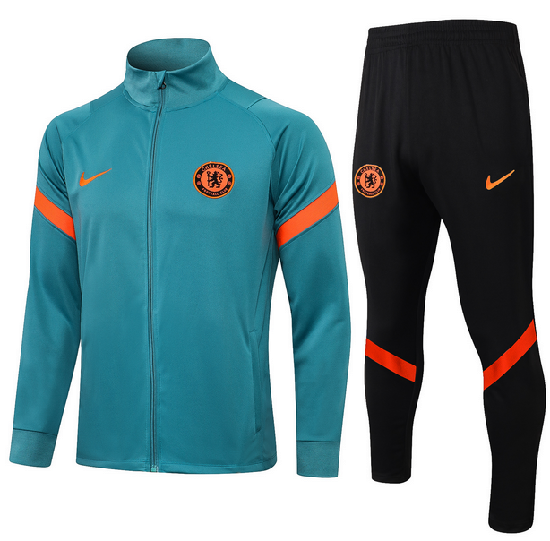 2021/22 Chelsea Green Training Jacket Suits with Pants